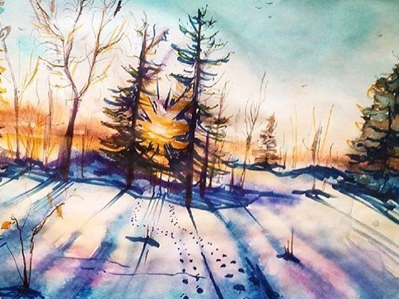 Всероссийский открытый конкурс зимнего рисунка с международным участием «Очаровательная зима»